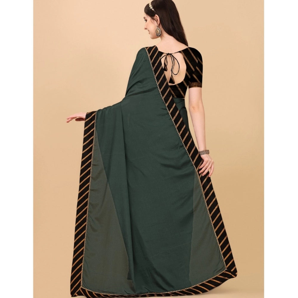 Vaystra Chiffon Self Design Saree With Unstitched Blouse 5.5Mtr – Grey