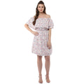 Vaystra Rayon Floral Half Sleeve Above Knee Dress – Multicolor