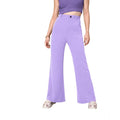 Vaystra Polyester Cow Pattern Pant – Pruple