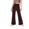 Vaystra Polyester Cow Pattern Pant – Coffee