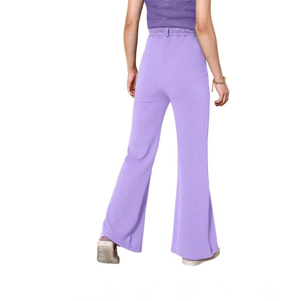 Vaystra Polyester Cow Pattern Pant – Pruple