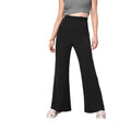 Vaystra Polyester Cow Pattern Pant – Black