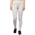 Vaystra Polyester Solid Ankle Length High-Rise Tights – Light Grey