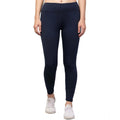 Vaystra Polyester Solid Ankle Length High-Rise Tights – Navy