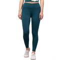 Vaystra Polyester Solid Ankle Length High-Rise Tights – Green