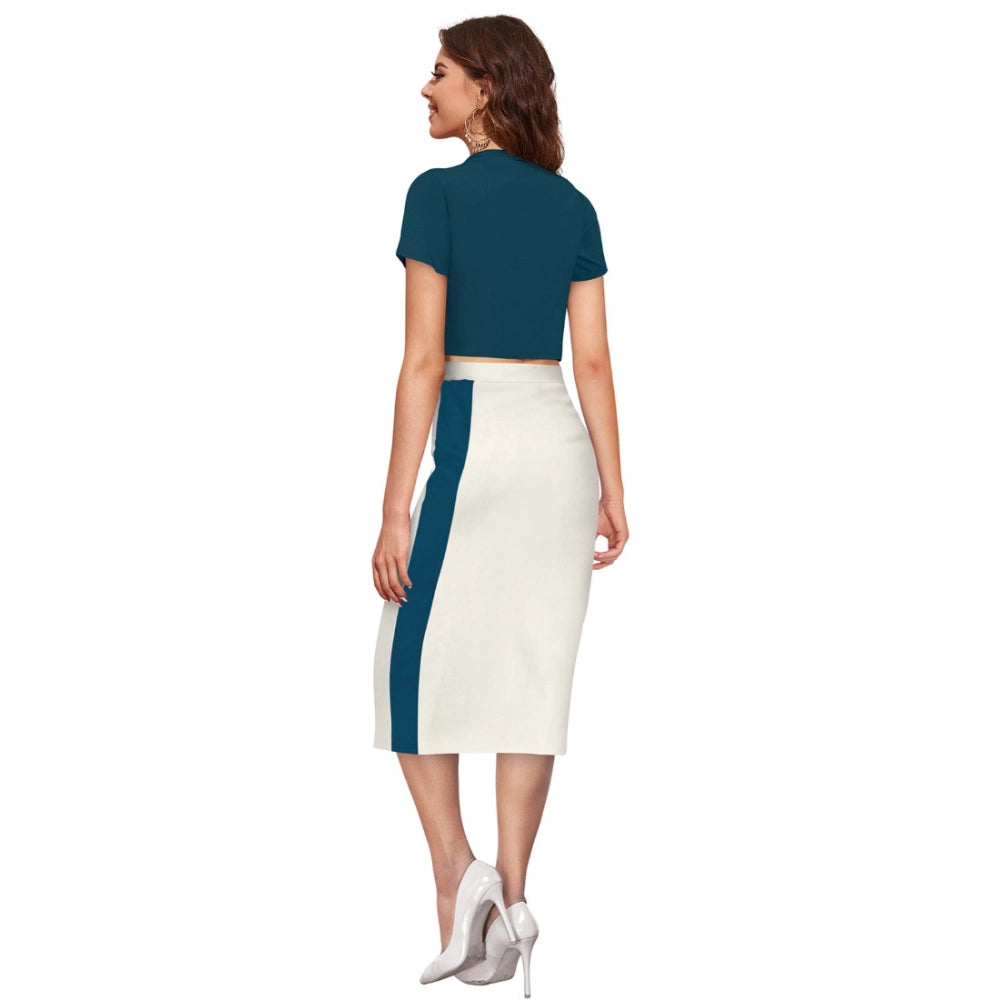 Vaystra Knitting stretchable Solid Round Neck Cap Sleeve Top – Morpich