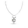 Vaystra Stainless Steel Imported Gen-z Pendent Chain - Silver Plated