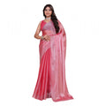 Vaystra Jimmy choo Embellished Bollywood Saree With Unstitched Blouse 5.5Mtr – Pink