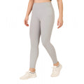 Vaystra Polyester Solid Ankle length High Waisted Tights – Grey