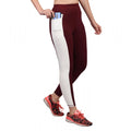 Vaystra Polyester Solid Ankle length High Waisted Tights – Maroon