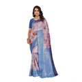 Vaystra Banarasi Silk Jaquard Woven Saree With Unstitched Blouse 5.5Mtr – Pink