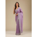 Vaystra Silk Embroidred Saree With Unstitched Blouse 5.5Mtr – Purple