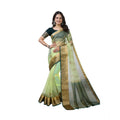 Vaystra Organza jacquard Embellished Saree With Unstitched Blouse 5.5Mtr – Light Green