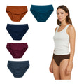 Vaystra Pack of_6 Cotton Solid Hipster Panty – Multicolor