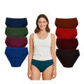 Vaystra Pack of_9 Cotton Solid Hipster Panty – Multicolor