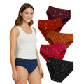 Vaystra Pack of_6 Cotton Printed Hipster Panty – Multicolor