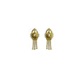 Vaystra Gold-Plated Pack of_2 Brass Earrings in Gold,
