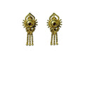 Vaystra Pack of_2 Brass Earrings - Gold,