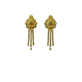 Vaystra Gold-Plated Pack of_2 Brass Earrings in Gold,