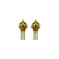 Vaystra Handcrafted Pack of_2 Brass Earrings - Gold, Edition