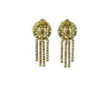 Vaystra Handcrafted Pack of_2 Brass Earrings - Gold, Edition