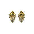 Vaystra Pack of_2 Brass Earrings - Gold,