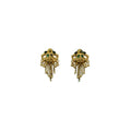 Vaystra Pack of_2 Brass Earrings - Gold,