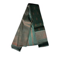 Vaystra Soft Silk Wooven Saree With Unstitched Blouse 5.5Mtr – Green