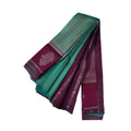 Vaystra Soft Silk Wooven Saree With Unstitched Blouse 5.5Mtr – Dark Pista