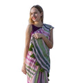 Vaystra Linen Printed Saree With Unstitched Blouse 5.5Mtr – Pink