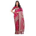 Vaystra Silk Printed Saree With Unstitched Blouse 5.5Mtr – Magenta