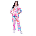 Vaystra Polyester Printed 3-4th Sleeve Co-Ord Set – Multicolor