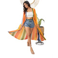 Vaystra Polyester Crepe Printed Long Sleeves Shrug – Multicolor