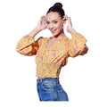 Vaystra Polyester Floral Long Sleeves Top – Multicolor