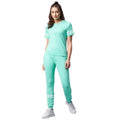Vaystra Cotton Striped Short Sleeve Tracksuit – Green