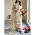 Vaystra Silk Embroidered 3/4th Sleeve Round Kurti With Palazzo Pant and Dupatta Set –...